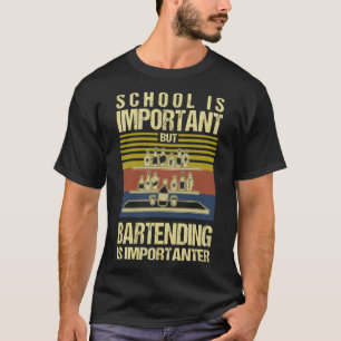 T-shirt Propriétaire De Bar & Pub Retro Dit Mixologue Bart