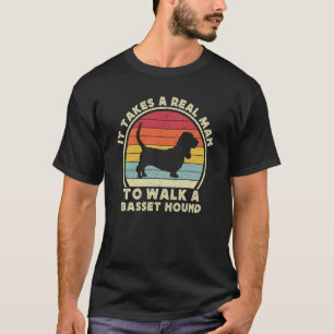 T-shirt Propriétaire De Basset Hound Pour Hommes Papa Bass