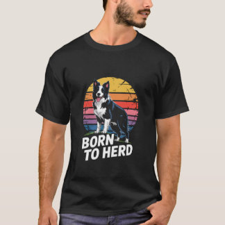 T-shirt Propriétaire de Border Collie de troupeau de mouto
