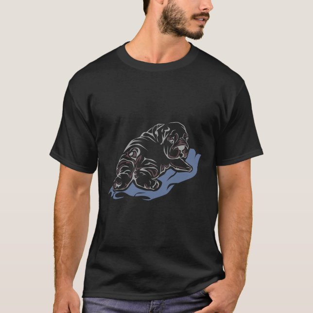T-shirt Propriétaire de Bulldog Adorable (Devant)