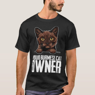 T-shirt Propriétaire de chat birman fier 1