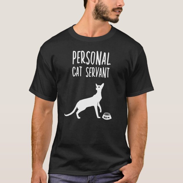 T-shirt Propriétaire de chat Chaton Propriétaire de chats  (Devant)
