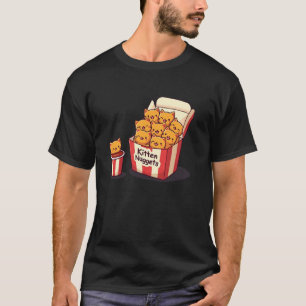 T-shirt Propriétaire de chat drôle Kitten Nuggets Alimenta