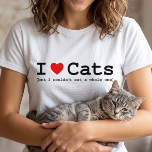 T-shirt Propriétaire de chat humour noir Cadeau