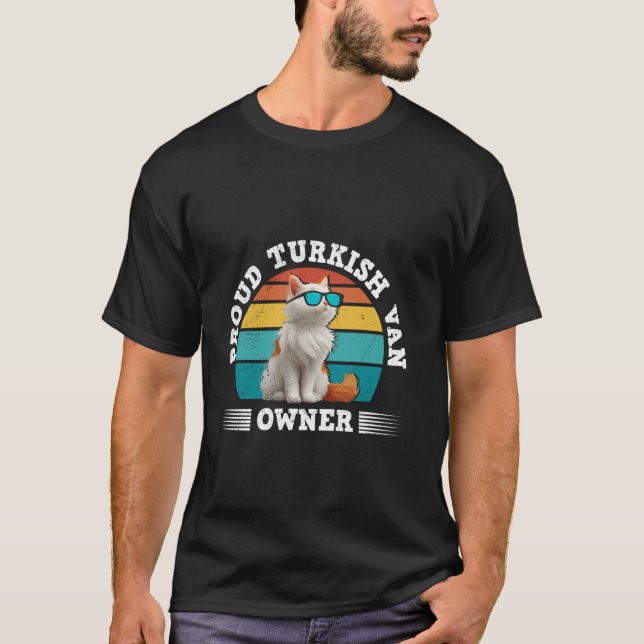 T-shirt Propriétaire de chat PROPRIÉTAIRE FIER DE TURKISH  (Devant)