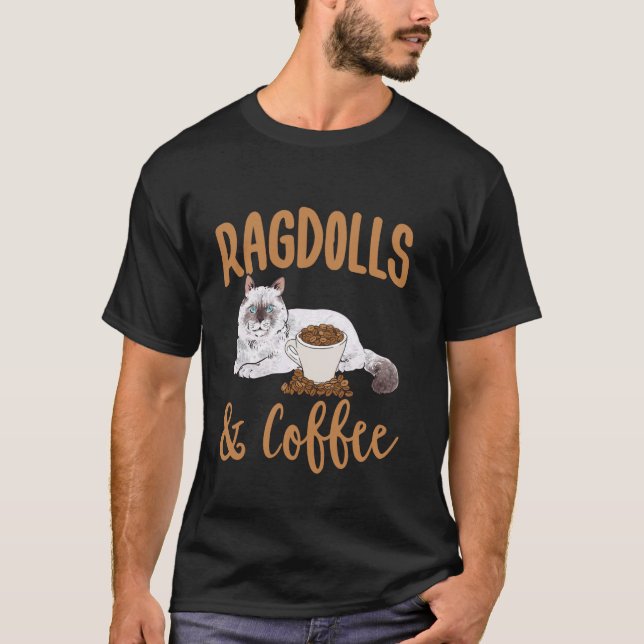 T-shirt Propriétaire de chat Ragdoll Café Ragdoll Cat (Devant)