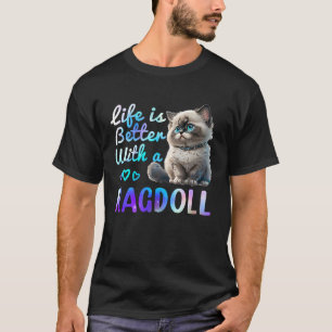 T-shirt Propriétaire de chat Ragdoll pour maman Ragdoll pa