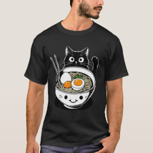 T-shirt Propriétaire de chat Ramen, Soupe de nouilles japo