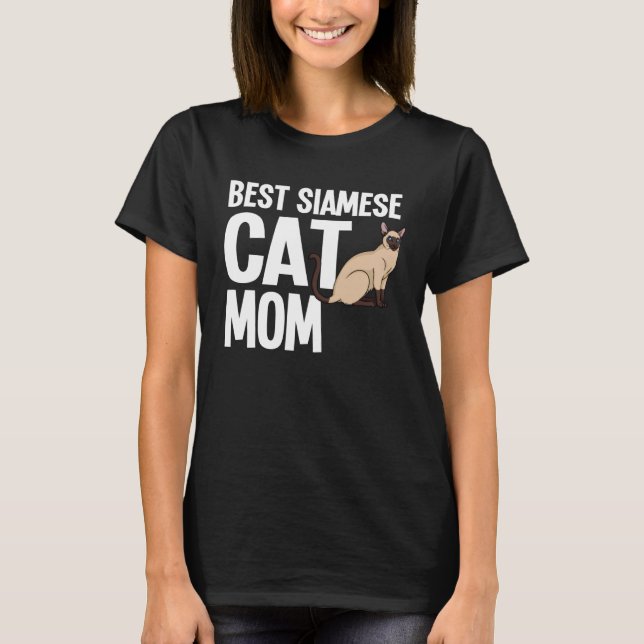 T-shirt propriétaire de chaton siamois (Devant)