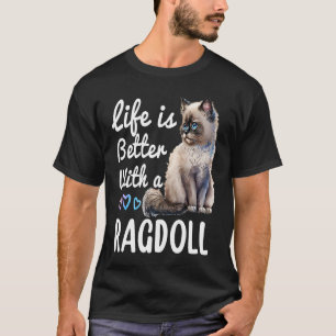 T-shirt Propriétaire de chats Cute Ragdoll Himalayan Birma