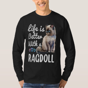 T-shirt Propriétaire de chats Cute Ragdoll Himalayan Birma