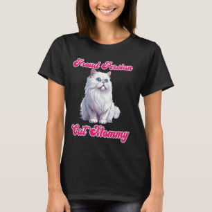 T-shirt Propriétaire de chats FIER CHAT PERSIEN MOMMY Chat