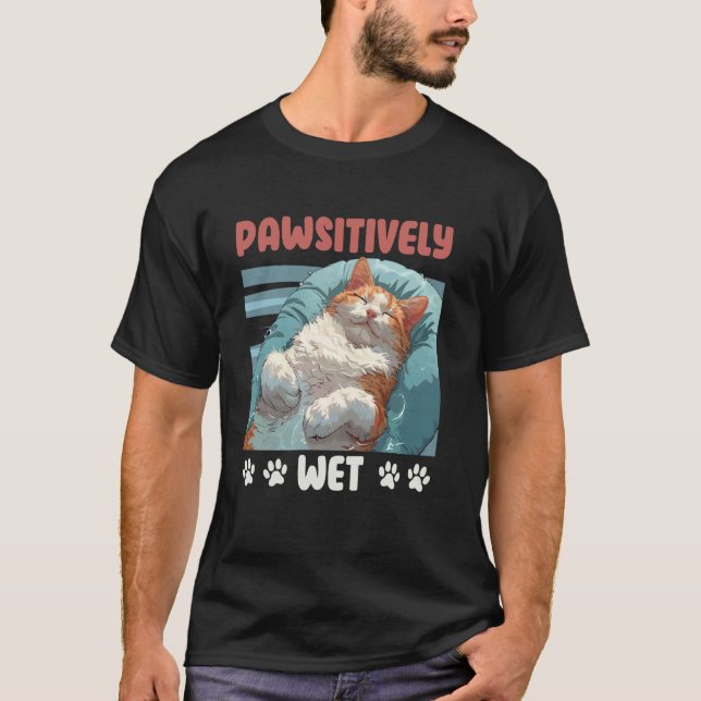 T-shirt Propriétaire de chats Turkish Van PAWSITIVEMENT MO (Devant)
