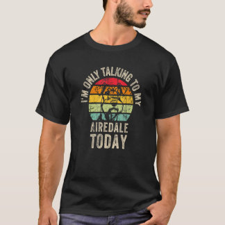T-shirt propriétaire de chien Airedale Terrier conception