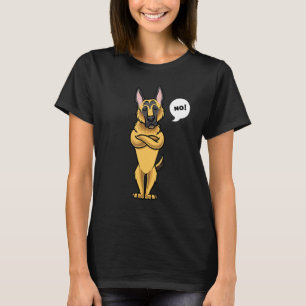 T-shirt Propriétaire de chien berger allemand têtu