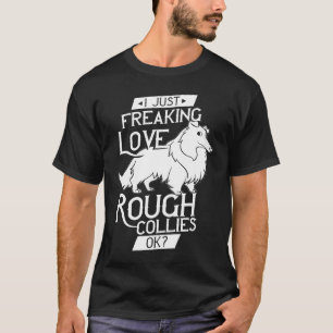 T-shirt Propriétaire de Chien Chien Chien Rough Collie