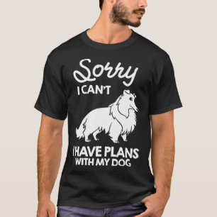 T-shirt Propriétaire de Chien Chien Chien Rough Collie