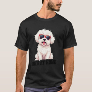 T-shirt Propriétaire de chien Coton De Tulear Roi Amoureux