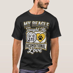 T-shirt Propriétaire de chien d'amour inconditionnel Beagl