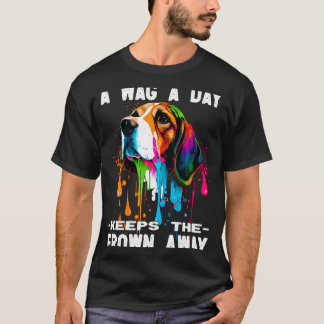 T-shirt Propriétaire de chien de chien beagle 1