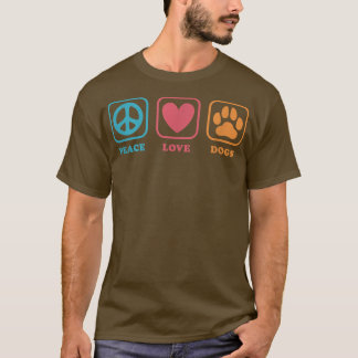 T-shirt Propriétaire de chien de chien de chien d'amour de