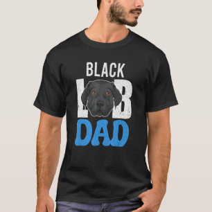 T-shirt Propriétaire de chien Fête des pères Black Labrado