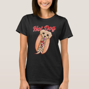 T-shirt Propriétaire de chien Hot Dog Real Dog