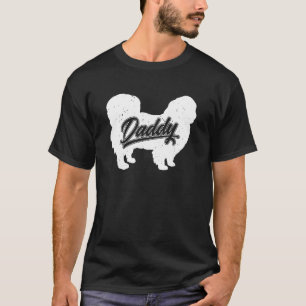 T-shirt Propriétaire de chien pékinois papa pères de pékin