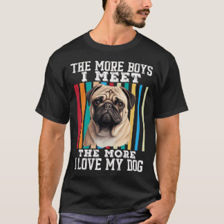 T-shirt Propriétaire de chien Pug Propriétaire de Pug Plus