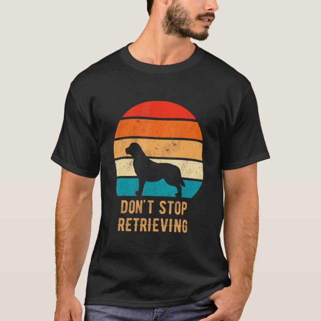 T-shirt Propriétaire de chien Retriever doré (Devant)