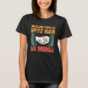 T-shirt Propriétaire De Chien Spitz Pour Femmes Hommes
