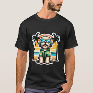 T-shirt Propriétaire de chien Terrier Tibétain Ambiance es