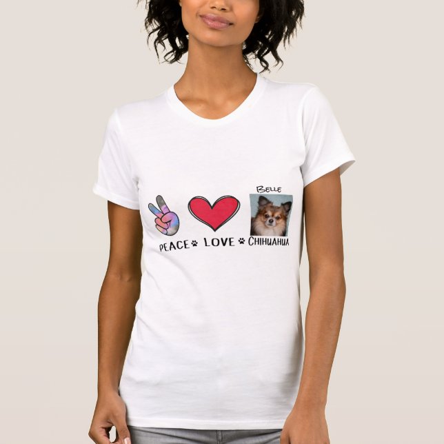 T-Shirt Propriétaire de Chihuahua (Devant)