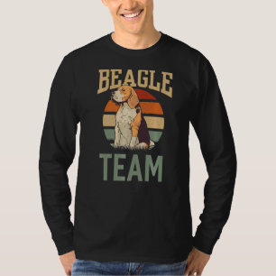T-shirt Propriétaire de chiot de chien de l'équipe beagle