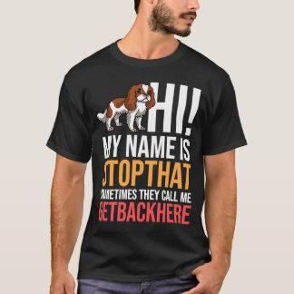 T-shirt Propriétaire de chiots Cavalier King Charlies Span