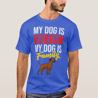 T-shirt Propriétaire de chiots de chien Rhodesian Ridgebac