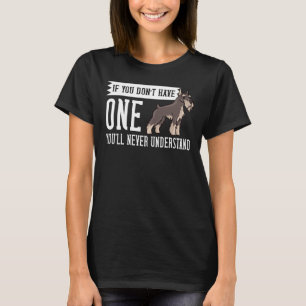 T-shirt Propriétaire de chiots de chien Schnauzer