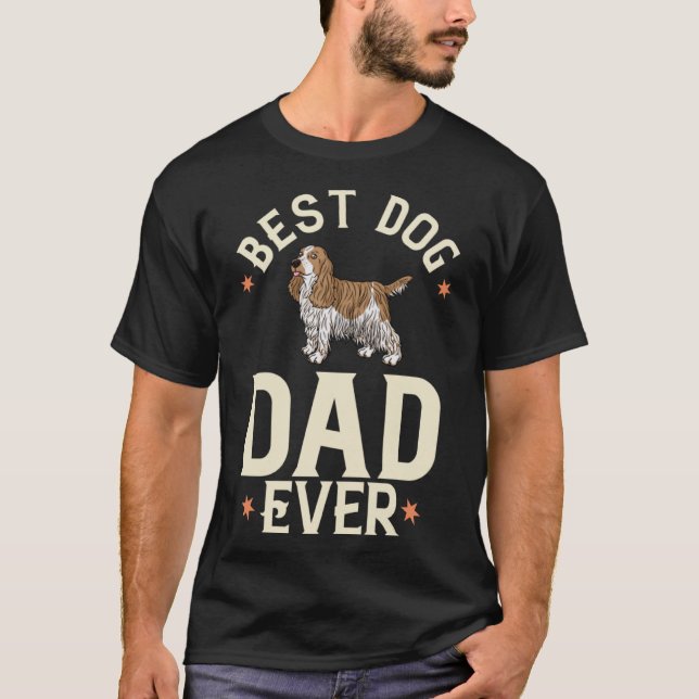 T-shirt Propriétaire de chiots espagnols Cocker anglais (Devant)