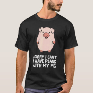 T-shirt Propriétaire de cochon Producteur de cochon Désolé