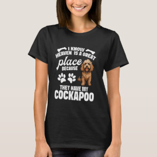T-shirt Propriétaire de Cockapoo Puppy Lover Great Place E