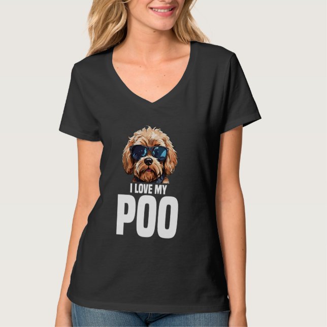 T-shirt Propriétaire De Cockapoo Puppy Lover J'Aime Mon En (Devant)