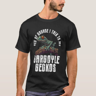 T-shirt Propriétaire de Gecko Gargoyle Reptile Drôle Citat