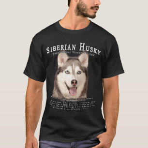 T-shirt Propriétaire de Husky Sibérien Entraîneur Humain