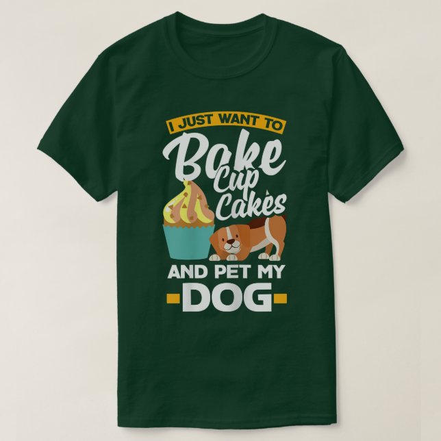 T-shirt Propriétaire de la boulangerie à gâteau pour femme (Design devant)