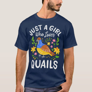 T-shirt Propriétaire de la Quail Quail Lover