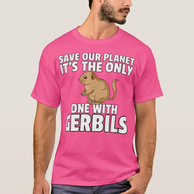 T-shirt Propriétaire de la souris Gerbil Desert (Devant)