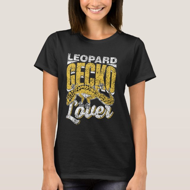 T-shirt Propriétaire de Leopard Gecko Geckos Lizard Leopar (Devant)