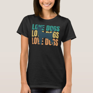 T-shirt Propriétaire de Love Dogs Retro Chihuahua
