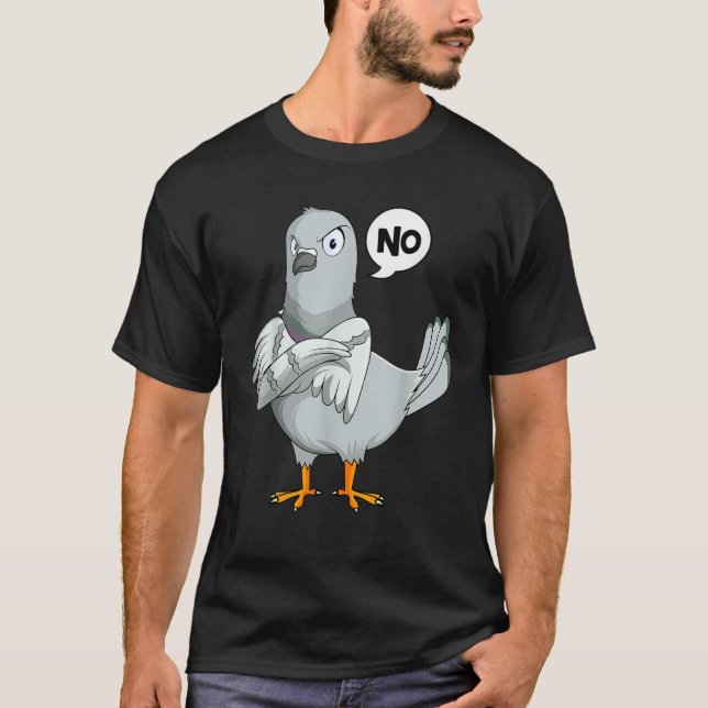 T-shirt Propriétaire de pigeon Hommes Enfants Pigeons T Ch (Devant)