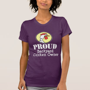 T-shirt Propriétaire de poulet du Jardin (ON DARK)